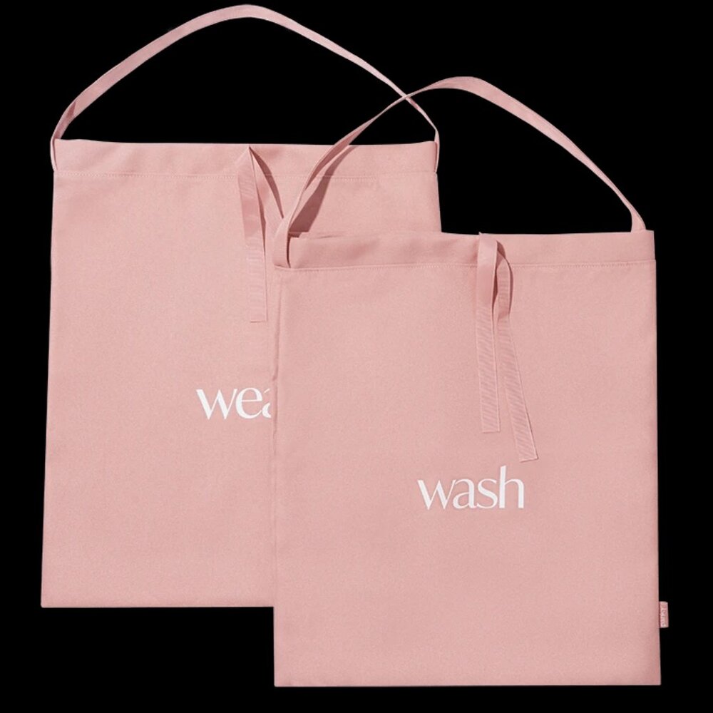 HANKY PANKY (2 pc) Wash & Wear Travel Bags (Light Pink) (NEW W/TAGS IN ORIG PKG)